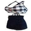 Women's Floral Halter High Waist Bikini Swimsuit Floral Printing Bathing Suits 2 Pieces view 3