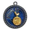 Express Medals Spelling Bee Silver Medal Trophy Award with Neck Ribbon D212-EG50 10PK view 1
