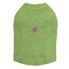 Lime & Purple Flower -Dog Shirt, M Lime Green view 1