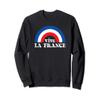 Vintage 70s Rainbow French Flag Retro Vive La France Sweatshirt view 1