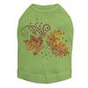 Fall Leaves # 1 - Dog Shirt, 4XL Lime Green view 1