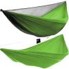 Onewind Camping Hammock with Mosquito Net for Youth Travel Hiking Backpacking Backyard Outside Patio, Sturdy Ripstop Nylon Lightweight Kids Hammock with Tree Straps and Cinch Buckles view 1