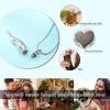 AIWENXI Italian Horn Urn Necklace for Ashes Cremation Jewelry for Women Men Stainless Steel Memorial Necklaces Ash Holder for Human Pets Keepsake Jewelry for Loved Ones with Fill Tool,Silver view 3