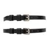 Huntley Equestrian Premium English Leather Spur Straps (Black, 20" Inches Long) view 1