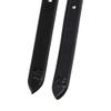 Huntley Equestrian Premium English Leather Spur Straps (Black, 20" Inches Long) view 4
