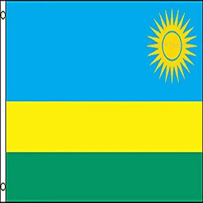 AES American Wholesale 3x5 Rwanda African Nation Republique Flag 3'x5' Banner Brass Grommets Polyester