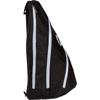 BESTA Premium Pickleball Bag. Padded Sling Bag with 3 Compartments, Water Bottle Holder and Adjustable Strap that Switches Sides. Holds Several Paddles, Balls and More. (Black with White Trim) view 4