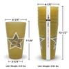 eXpace 32 oz Plastic Tumblers Stadium Cups, Military Tan, 6 Pack view 2