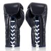 Fairtex BGL6 Handmade Leather Gloves| Optimal fist Closure with a Locked-Thumb Design| Premium Leather |Triple-Layered Foam |Lace-up Closure. Ideal for Boxing, MMA, and Kickboxing.(Blue/14oz) view 4