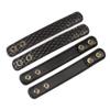 Slaige Police Duty Belt Keepers With Hidden Snap - Basketweave (4-Pack) view 1