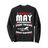 Gift Warning May Spontaneously Start Talking About Airplanes Sweatshirt view 1