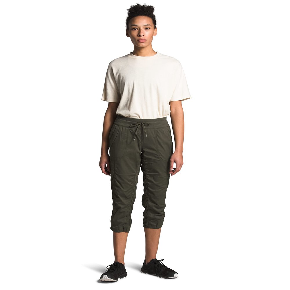 THE NORTH FACE Women's Aphrodite 2.0 Pant (Standard and Plus Size), New Taupe Green, X-Large Short