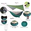 Portable Single Double Nylon High Strength Parachute Hammock Rainfly Set, Camping Hammock with Rain Fly Tarp and Mosquito Net Tent Tree Straps, Backpacking Hiking Travel Yard Outdoor Activities view 4