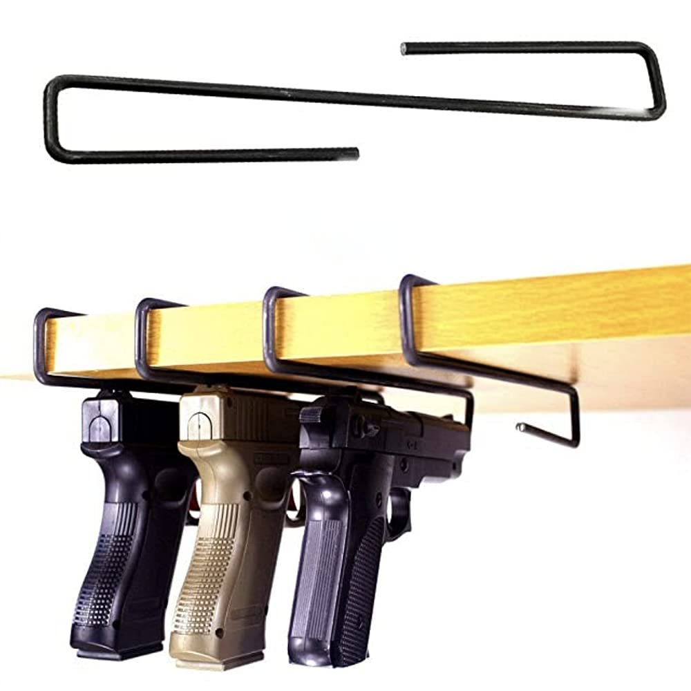 Ace Hunter 4-Pack Ultimate Gun Safe Pistol Hanger Storage Hook Rack Holder Organizer