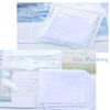 CoCoUSM White Handkerchiefs Premium 60s Cotton scalloped Hankies 11 Inches view 3