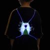 LED Running Vest Light Rechargeable Reflective Safety Ultralight Bright Chest Lamp Adjustable Visibility Lightweight Rainproof Multicolored Fiber Optics for Women Men Kids Jogging Biking Riding view 2