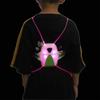 LED Running Vest Light Rechargeable Reflective Safety Ultralight Bright Chest Lamp Adjustable Visibility Lightweight Rainproof Multicolored Fiber Optics for Women Men Kids Jogging Biking Riding view 3