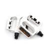 MASO Bicycle Pedals White 1 Pair Aluminum Alloy Mountain Dead Fly Ankles Road Bike Universal Ball Bearing view 1
