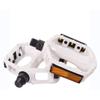 MASO Bicycle Pedals White 1 Pair Aluminum Alloy Mountain Dead Fly Ankles Road Bike Universal Ball Bearing view 2