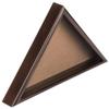 American-Made 5' x 9.5' Flag Case Made of Solid Wood  Walnut view 1