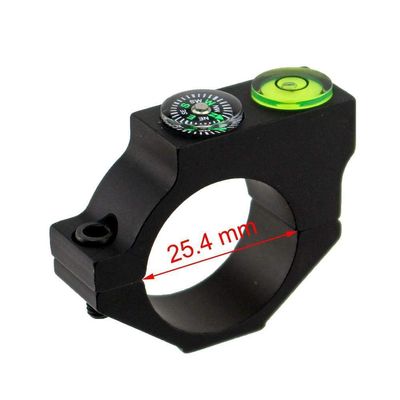 Ace Hunter Tactical Bubble Level 25.4mm 30mm Riflescope Level Ring Bubble with Compass (24.5MM)