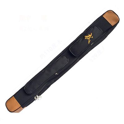 SOFIALXC Double Layer Tai Chi Sword Bags, Oxford Fabric Wushu Carry Case Weapon Bag Kendo Bag,Black