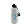 CustomGiftsNow My New Name is Papi - Aluminum 20 Ounce Summer White Sport Water Bottle, 2 Lids view 1