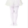 Century Star Ballet Tights for Girls Dance White Leggings Girls Footed Ultra-Soft Super Elasticity School Uniform Tights 1 Pack White 1-3T view 1