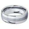 Silly Kings Jewelry Tungsten Wedding Band,8mm Tungsten Ring,Tungsten Carbide,Dome Tungsten Band (15) (6) view 2