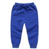 Ding-dong Baby Toddler Kid Boy Solid Cotton Active Pants Casual Drawstring Jogger Sport Jogger PantsBlue,5T view 1