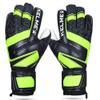 KELME Soccer Goalkeeper Gloves - Professional Goalie Glove Unisex - Football GK Gloves Super Grip Latex Finger Protection (Black/Green, Size 8 (Youth-Teen)) view 2