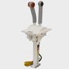 uflex Boat Throttle Control B208 | Two Lever Top Mount White Gray Red view 1