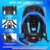 Lixada Kids Bike Helmet Adjustable Detachable Full Face Helmet for Cycling Helmets for Children Bicycle, Skateboard, Scooter, Protective Gear (20.5-22 Inches) view 4