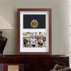 Frame to Display Medals,Sports Medal 3D Box Photo FramesPicture Photo Frame with Certificate Personalised with Title,Marathon Display Frame for medal,Title and Photo,Military/War view 3