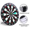Theefun Safety Dart Board Set -16 Inch Rubber Dartboard Game with 6 Soft Tip Darts for Men Women, Party, Office Family Leisure Sport view 2
