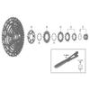 Shimano Spares CS-M8100 Sprocket Wheel 18T F, Black view 2