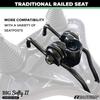 Big Soft Large Wide and Fat Cushion Bike Seat Available with or Without Custom Gel Seat Cover. (Seat Only) view 3