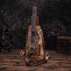 Le'aokuu Men Outdoor Casual Travel Hiking Tea Crossbody Chest Sling Bag Rig One Shoulder Strap Bag Backpack Men Leather (E 8013 Gold) view 4
