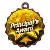 2-1/4 Inch Die-Cast Metal Award Medallion with Antique Bronze Finish and Attached 2 Inch Full Color Laminated Sport Insert. view 1