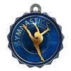 2-1/4 Inch Die-Cast Metal Award Medallion with Antique Silver Finish and Attached 2 Inch Full Color Laminated Sport Insert. view 1