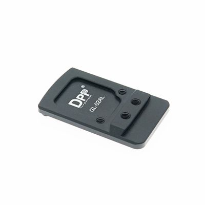 DPP Titanium Rear Sight Dovetail Mount Compatible with Glock Trijicon RMR/SRO&Holosun 407C507C/508T (Aluminum)