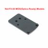 DPP Titanium Rear Sight Dovetail Mount Compatible with Glock Trijicon RMR/SRO&Holosun 407C507C/508T (Aluminum) view 4
