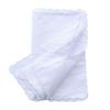 CoCoUSM White Handkerchiefs Premium 60s Cotton scalloped Hankies 11 Inches view 2