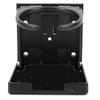 VGEBY Foosball Table Cup Holder, Folding Cup Drink Holder External Cup Rack for Foosball Game Table Black view 1