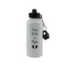 CustomGiftsNow Soon to be a Pops - Aluminum 20 Ounce Summer White Sport Water Bottle, 2 Lids view 1