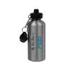 CustomGiftsNow New Name is Pop - 20 Ounce Summer Silver Golf Aluminum Sport Water Bottle with 2 Lids view 1