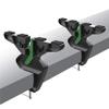 Demon Ski and Snowboard Ultra Vise for Tuning, Repair and Waxing, No Slip Vice Grips with Horizontal and Vertical Working Positions, Magnetic Tool Holder and Secure Board Grip Center Arm (Pair) view 1