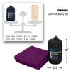 Browint Silk Sleeping Bag Liner, 100% Mulberry Silk Sleep Sheet, Sack, Extra Wide 87"x43" & 87x34, Lightweight Travel Sheet for Hotel, Envelop Rectangular 73x34, Hooded Mummy 87x34 view 2