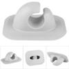 Alomejor Kayak Paddle Holder Plastic Kayak Paddle Clips Oar Keeper for Kayaks Canoes Rowing Boats view 2