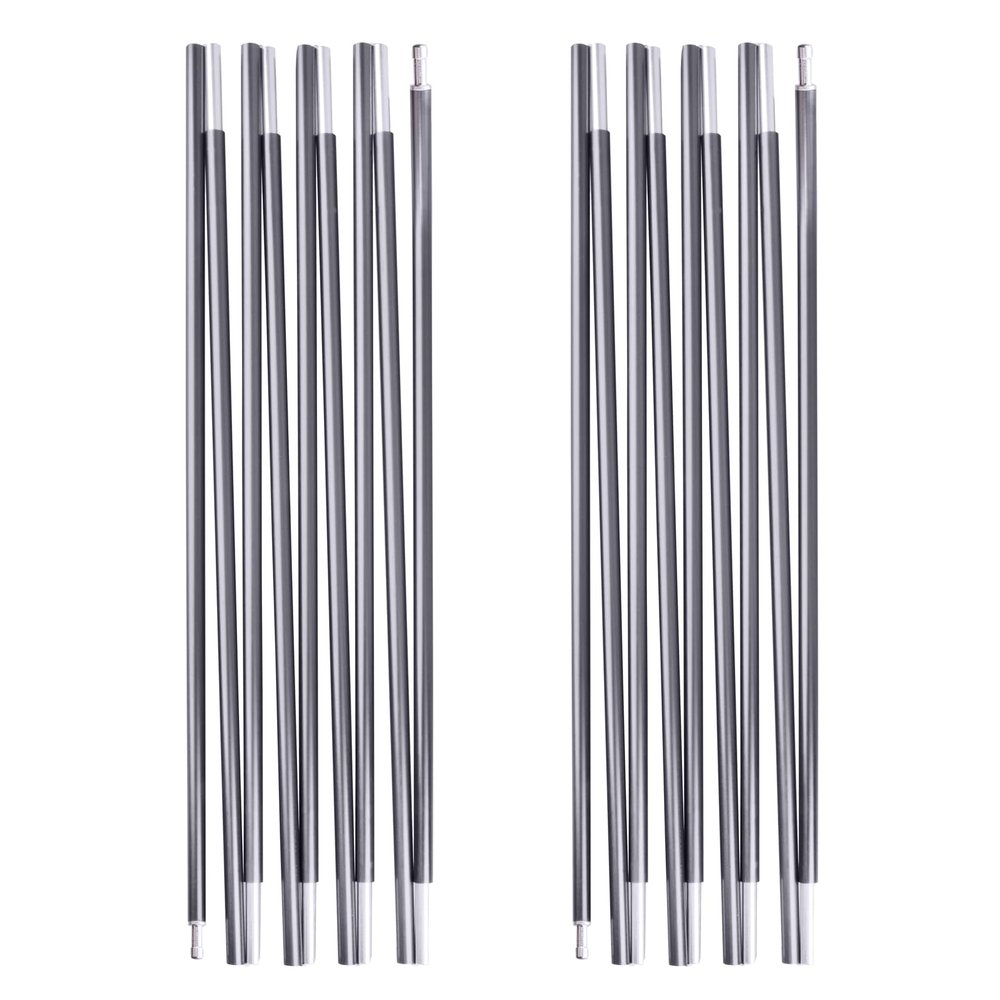 TRIWONDER Tent Poles Replacement Aluminum Camping Rod Accessories Pre-Assembled Tent Pole Repair Kit, 2 Pcs (20ft (610cm))